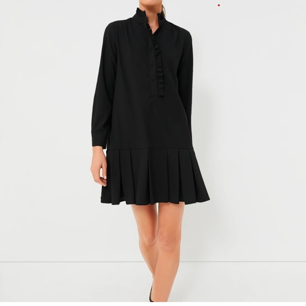 NWT Tuckernuck Black Crepe Tate Dress Sz XS
